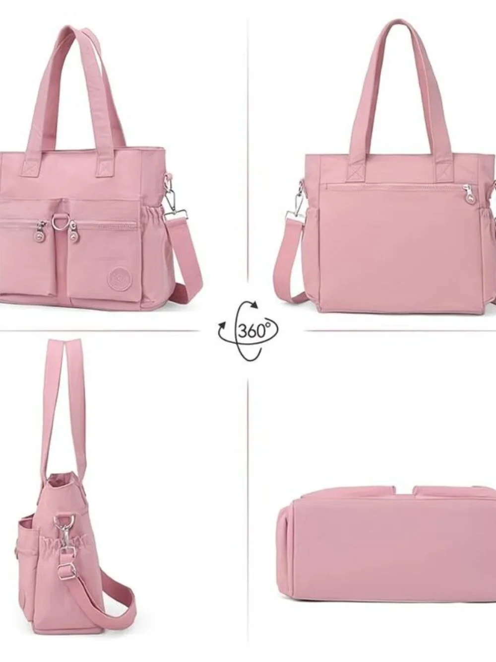 Casual Large Capacity Messenger Bag with Adjustable Strap